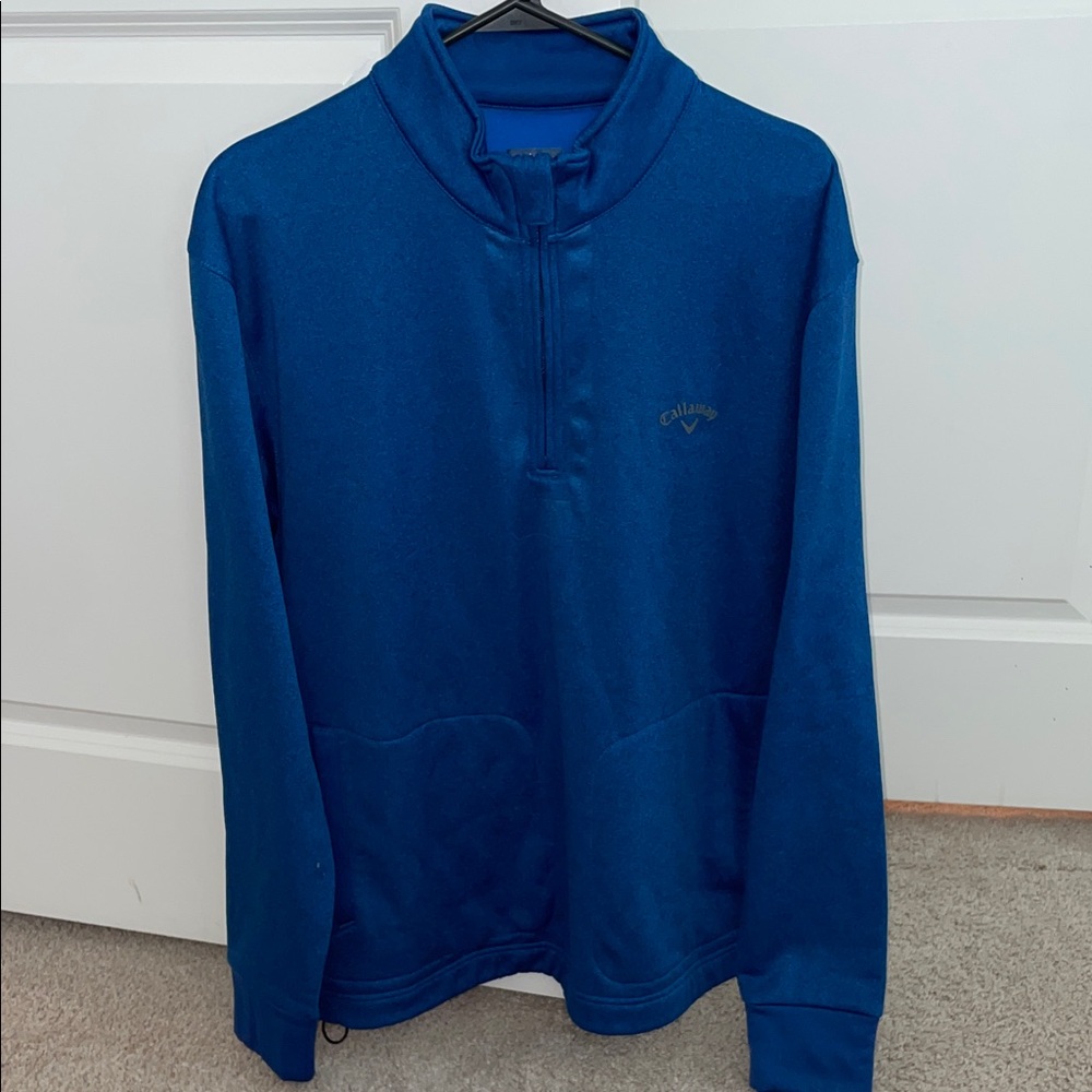 Callaway Royal Blue Half-Zip Golf Pullover